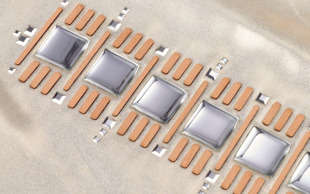 Legno decorativo su tessuto