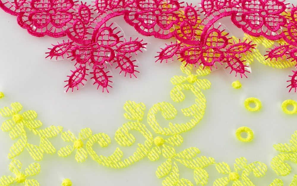 Ricamo su poliuretano