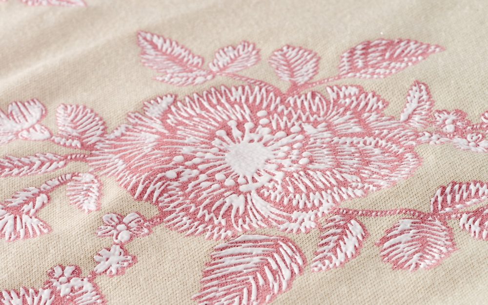 Stampa serigrafica silicone bicolore